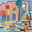 Gasse expressionistisch