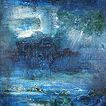 Blaue Landschaft